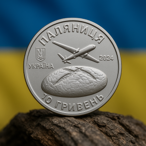 Монета НБУ з атакою дрона “Паляниця” – унікальний символ перемоги